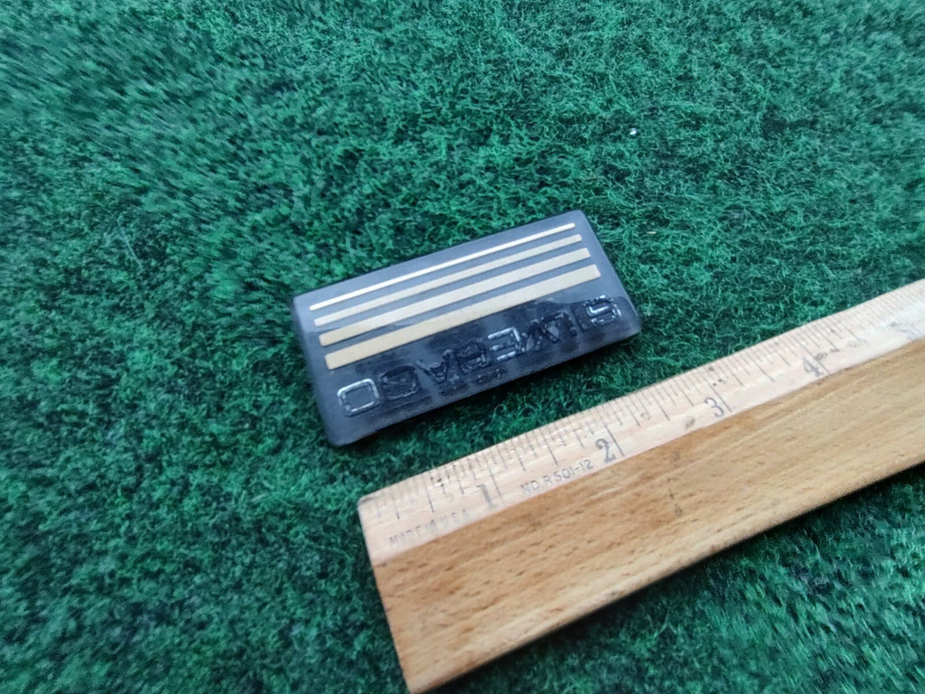 1990s SILVERADO Plastic Roof Panel Emblem OEM NAME PLATE 5S3