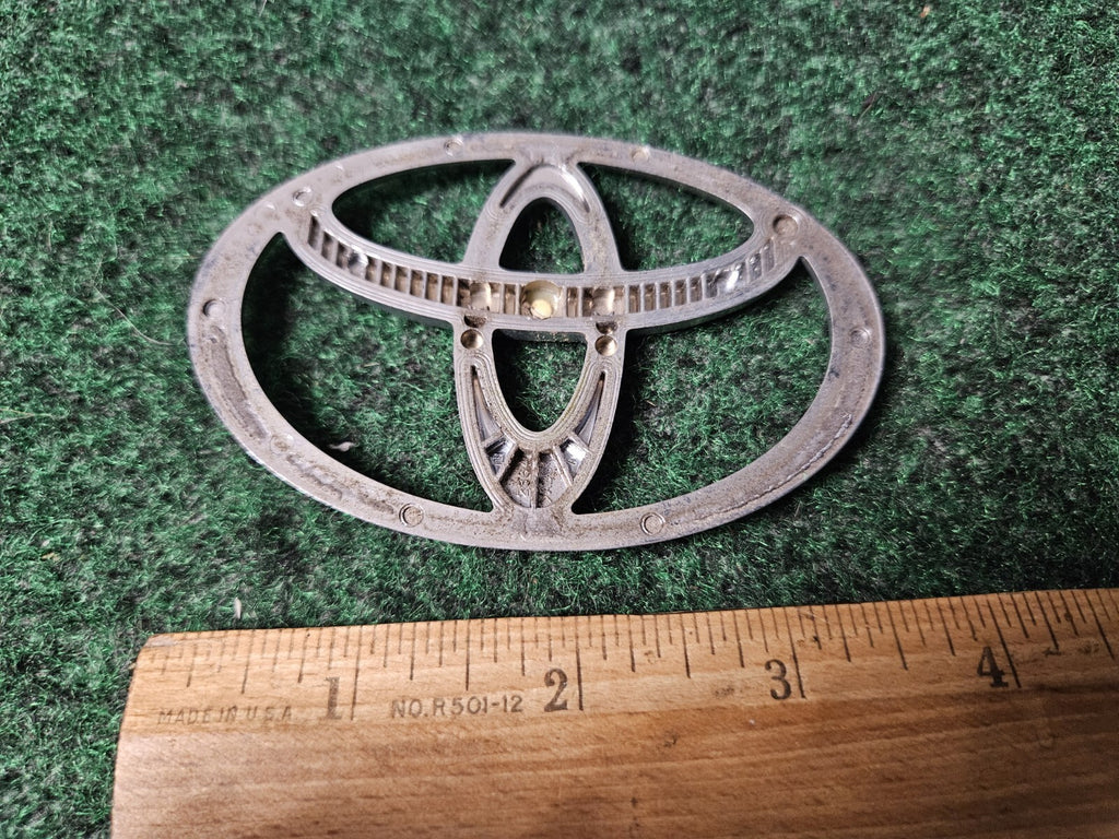 Toyota Gold Emblem Logo Symbol Name Plate Nameplate ~3.75" 3M3