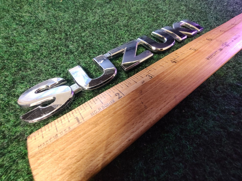 Suzuki OEM Chrome Plastic ~7'' Emblem Badge Logo Nameplate Name Plate 6S4