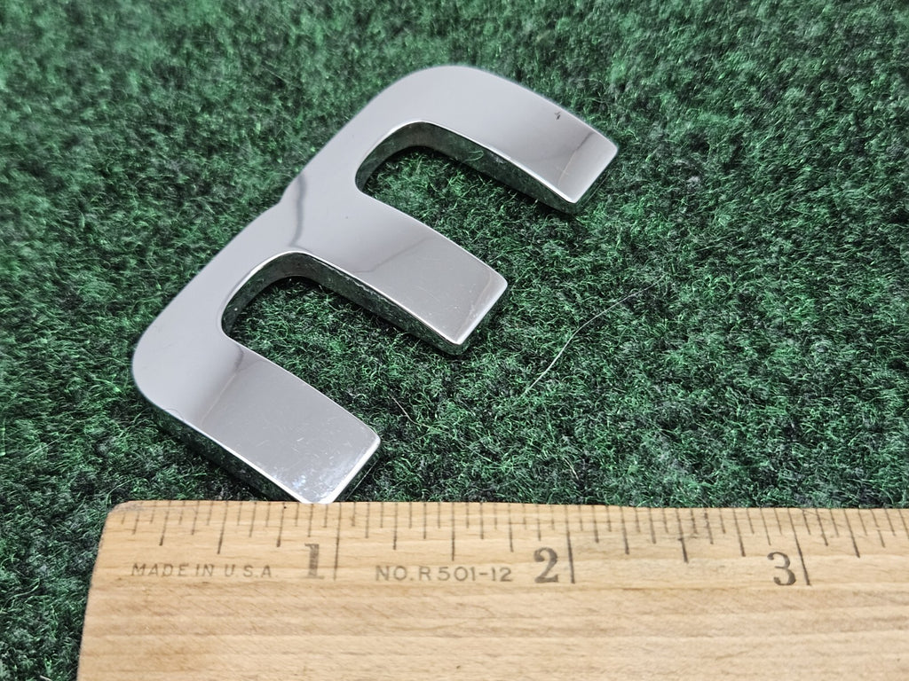OEM "M" Chrome Individual Letter Emblem Badge Logo Nameplate 7S6