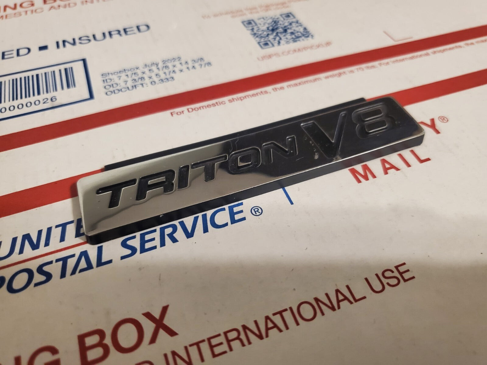 97-04 Ford F-150 Triton V8 Emblem Logo Letters Symbol Badge Side Fender 4L9