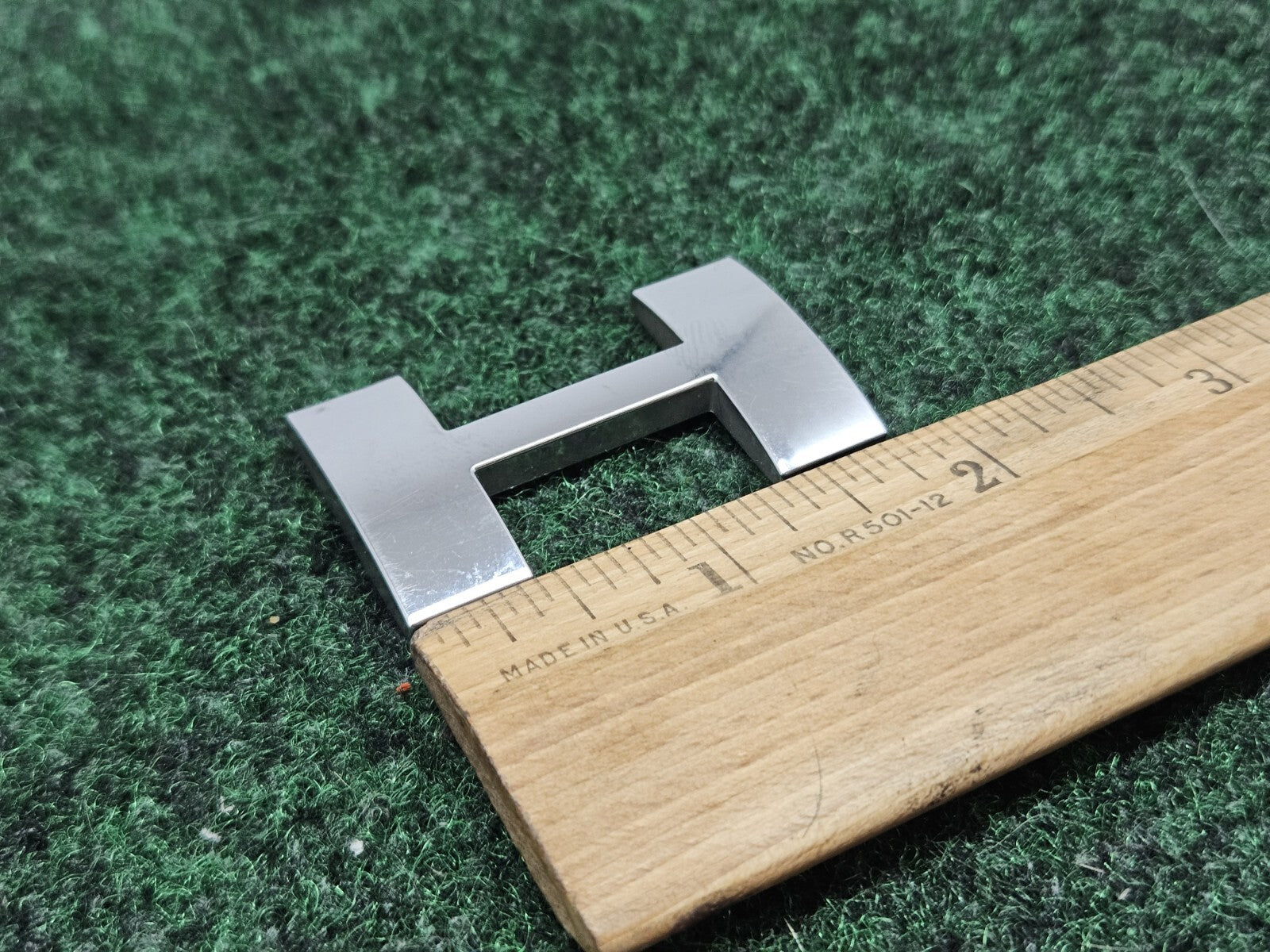 OEM "H" Chrome Individual Letter Lettering Emblem Badge Logo Nameplate 3D 7S8