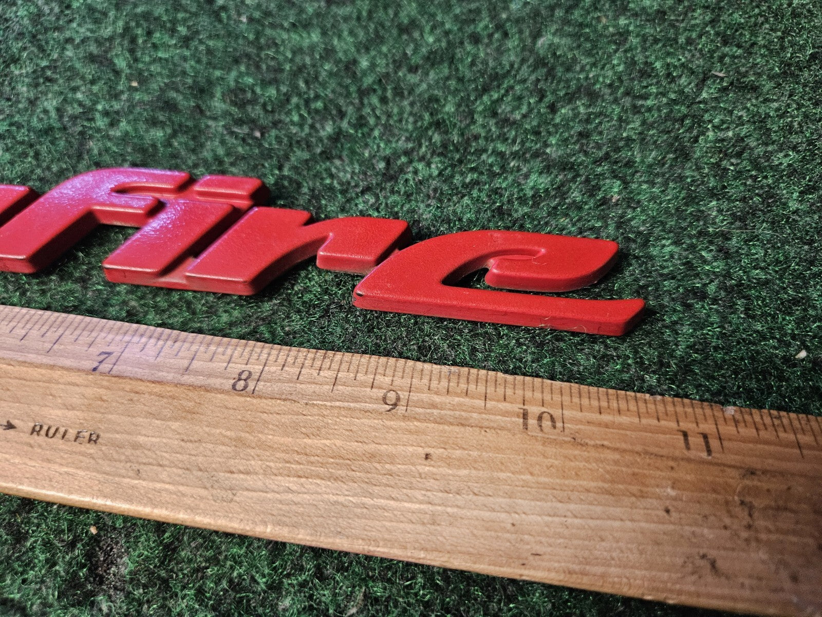 1998-2004 Pontiac Sunfire Emblem Red Badge Logo Nameplate Name Plate 4M9
