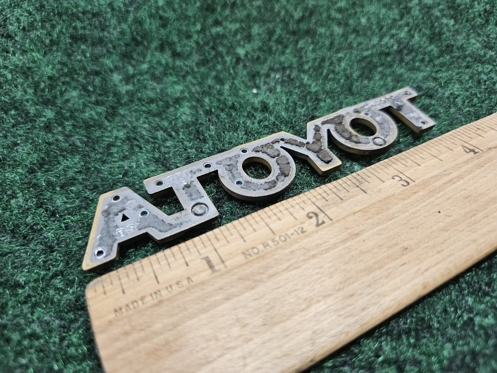 Toyota Avalon Rear Trunk Lid Emblem Name Plate 4.25'' Gold OEM 75447AC020 GL2