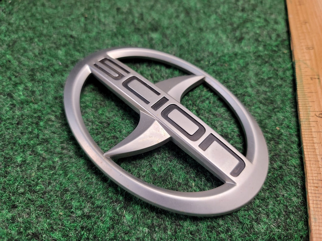 2008-2014 Scion XD Emblem Logo Badge Symbol Rear Tailgate Silver Gray 2M6