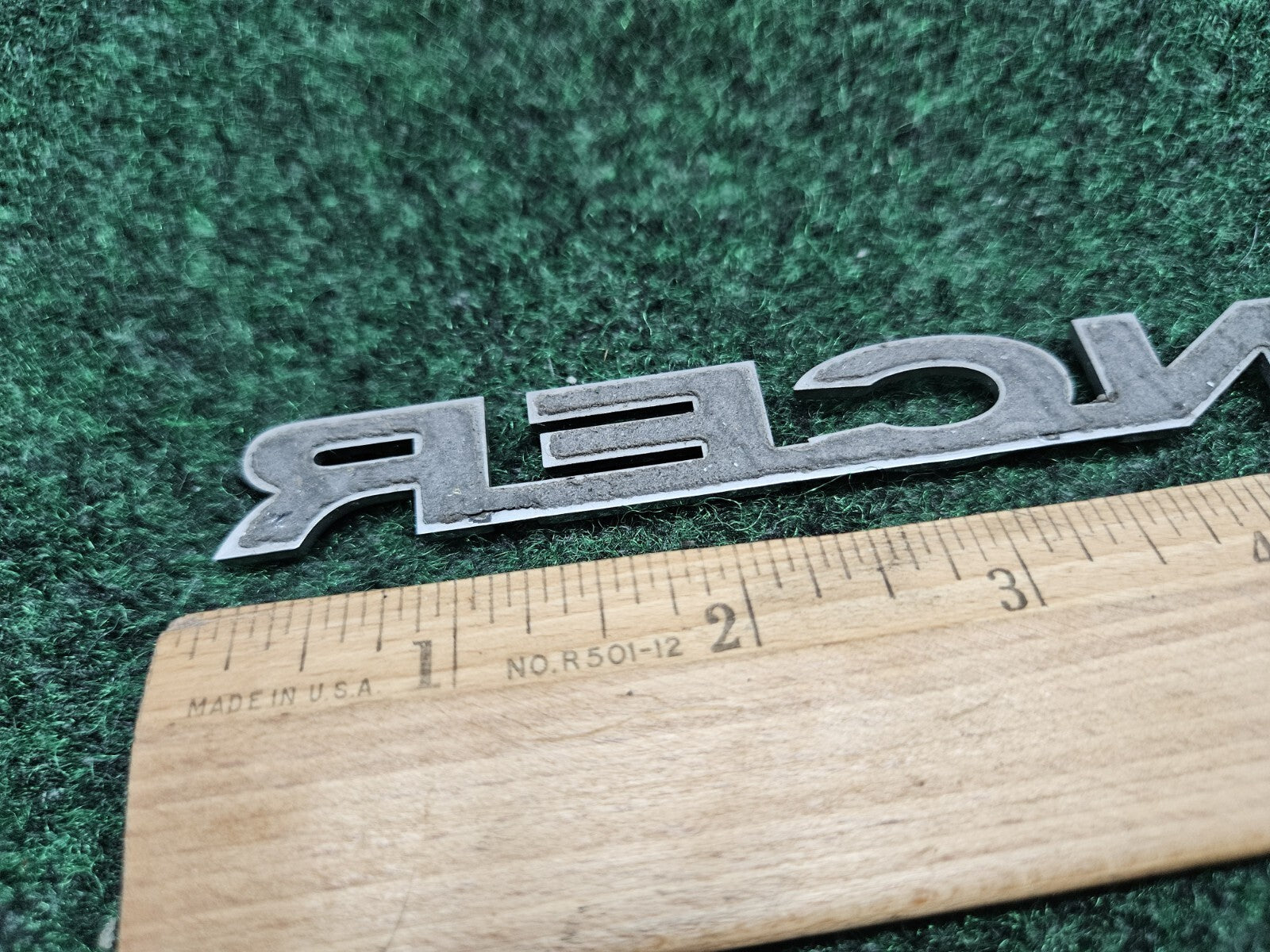 Genuine Mitsubishi 7415A112 Trunk Lancer Name Plate Emblem Logo Oem Chrome GL1