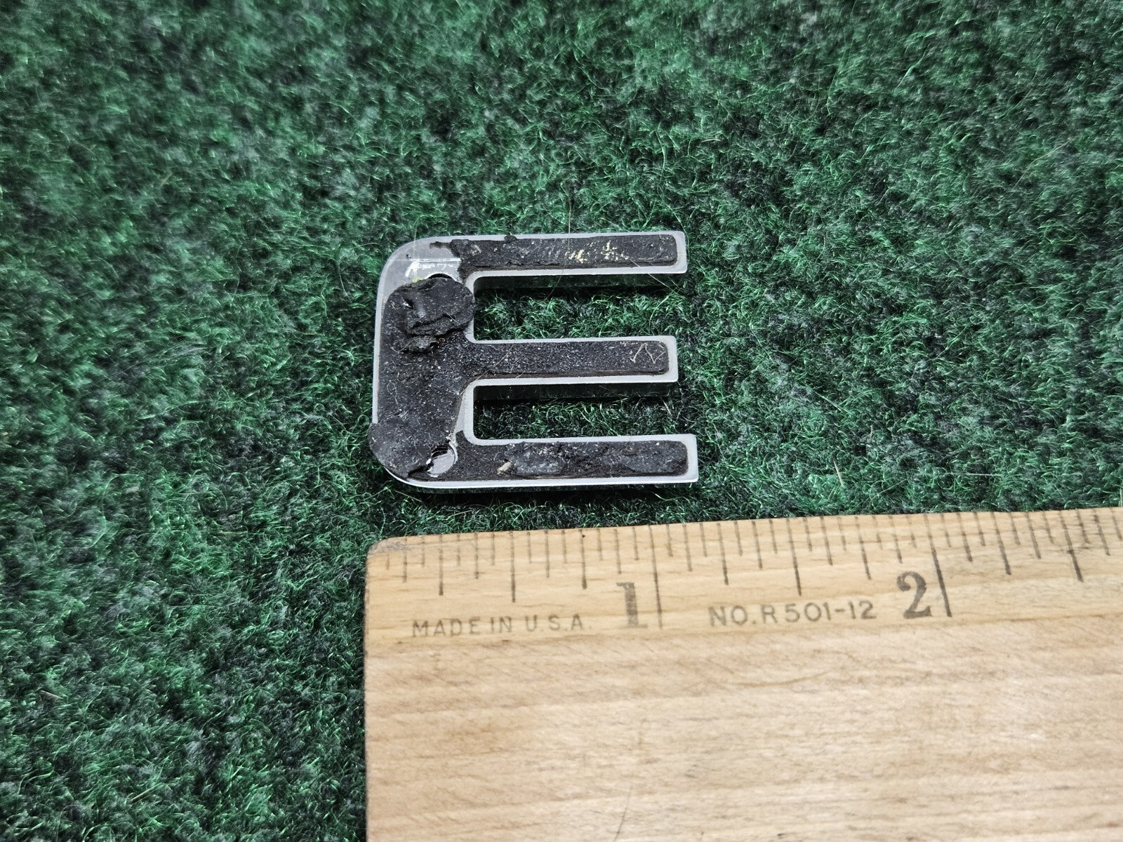 OEM "E" Chrome Individual Letter Lettering Emblem Badge Logo Sign Nameplate 7S6