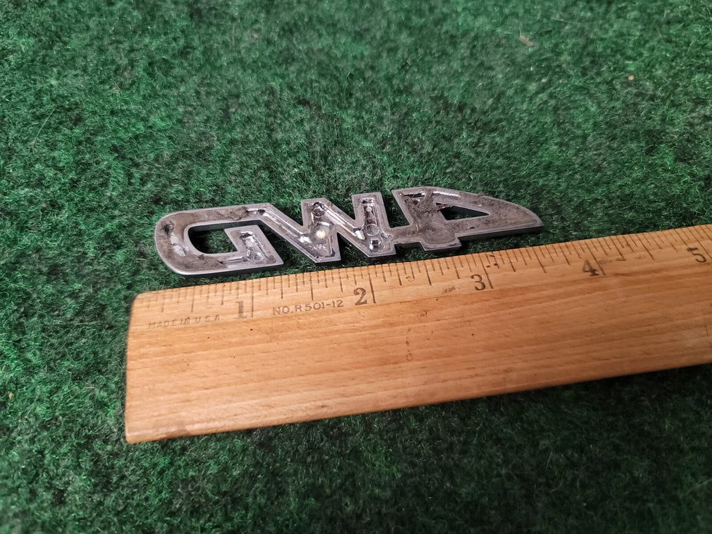 4WD REAR GATE SIDE EMBLEM LOGO BADGE NAME PLATE 3.5" 5S8