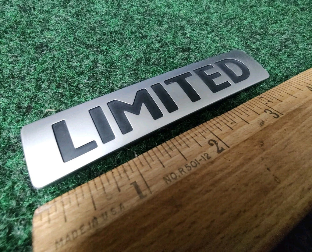 OEM Limited Chrome 3.75" Emblem Badge Logo Nameplate Name Plate Insignia 7S1