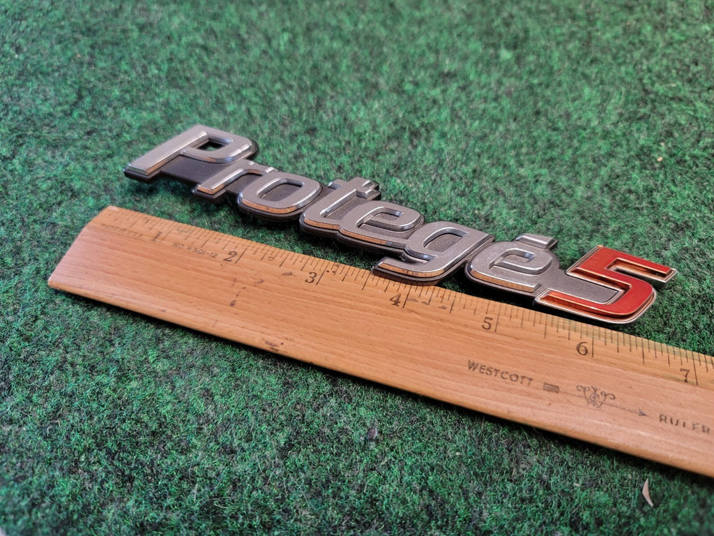 2002-2003 Mazda Protege5 Rear Trunk Emblem Badge Nameplate Chrome OEM 7L1