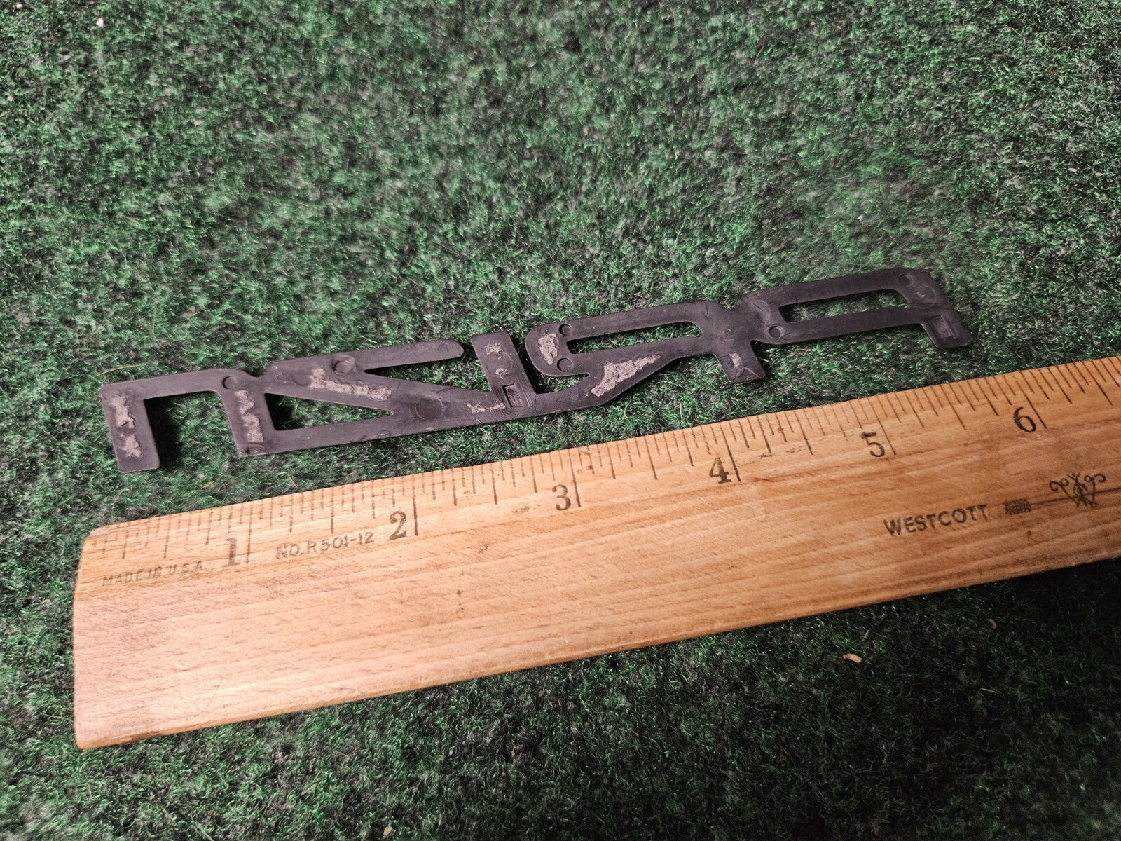 Geo Prizm Machined Emblem Badge Logo Nameplate Name Plate Insignia OEM Crack 3M3