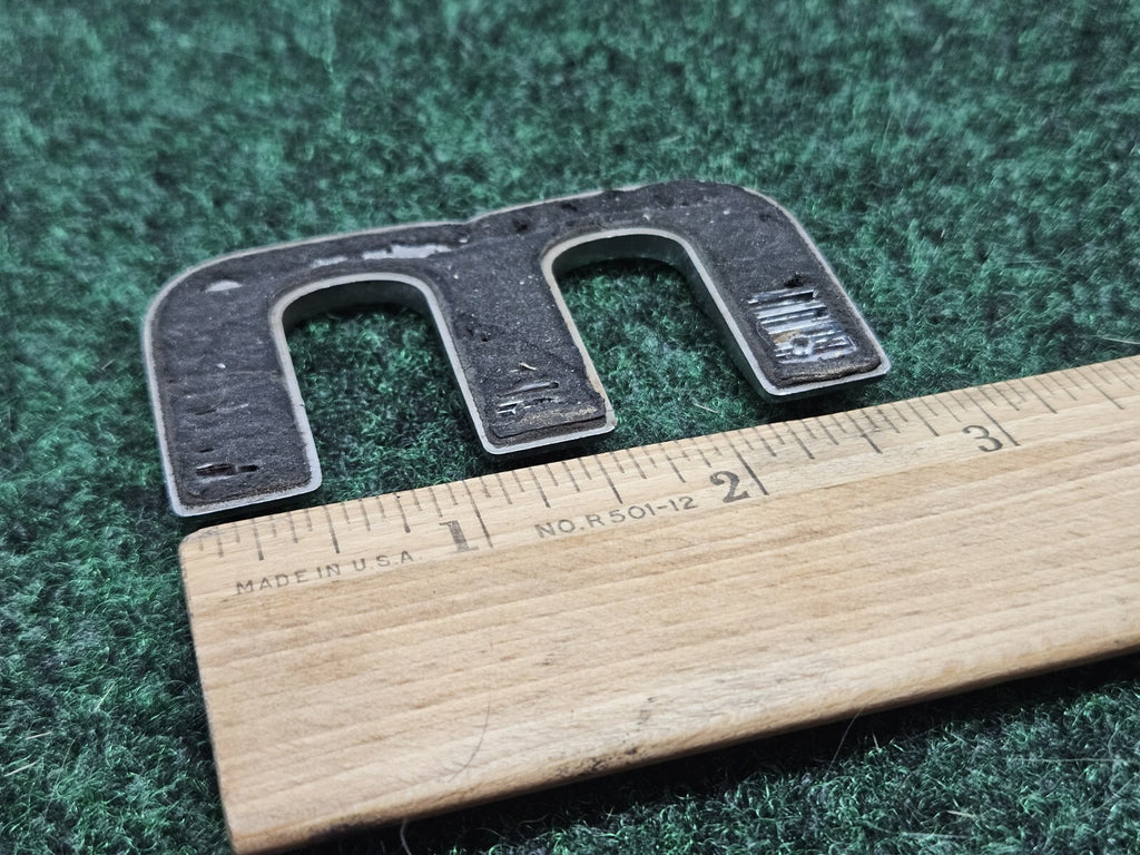 OEM "M" Silver Individual Letter Lettering Emblem Badge Logo Nameplate 3D 7S7