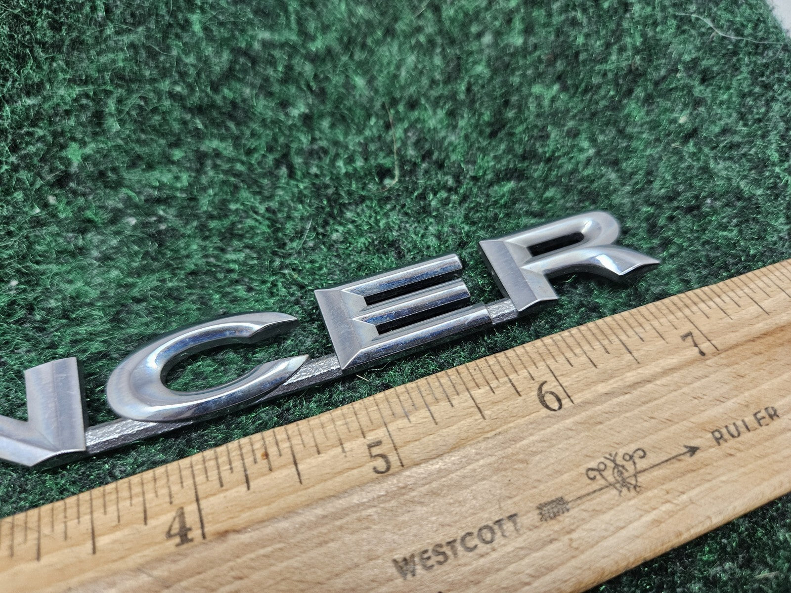 Genuine Mitsubishi 7415A112 Trunk Lancer Name Plate Emblem Logo Oem Chrome GL1