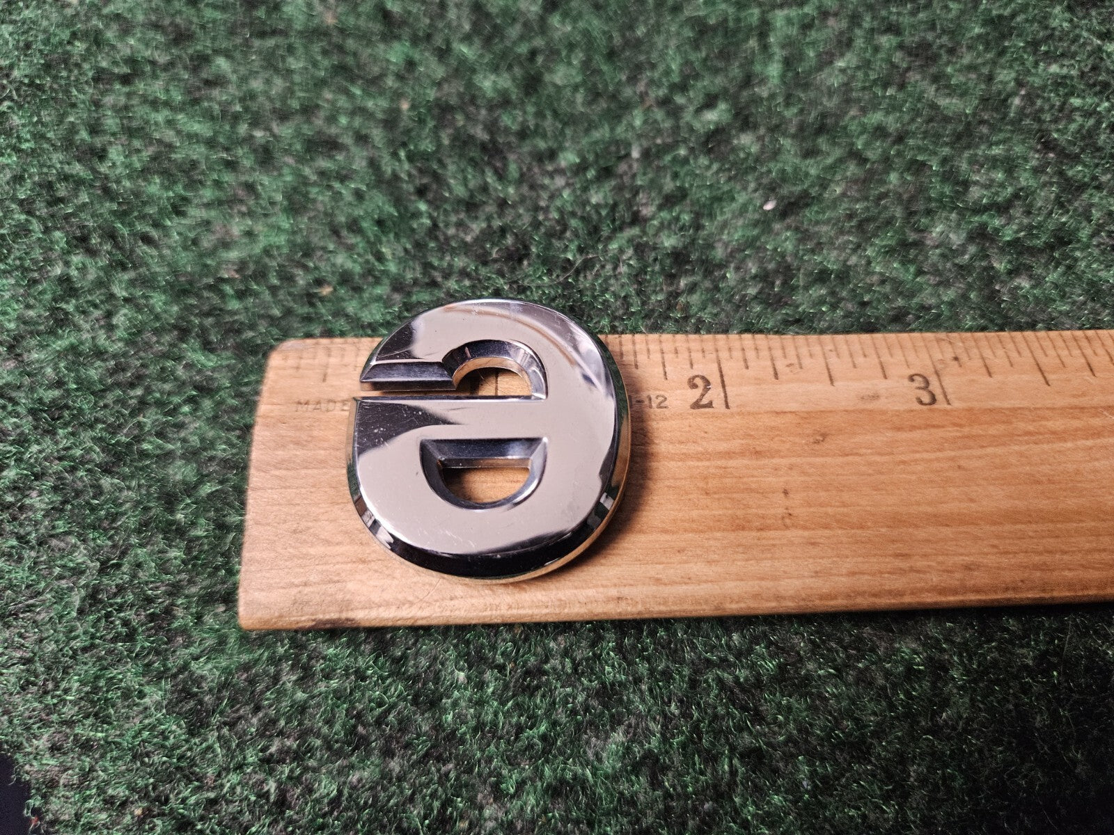 Jeep OEM "E" Chrome Hood Hatch Individual Letter Emblem Badge Logo Nameplate 4S1