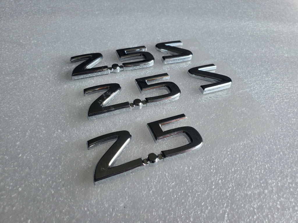 NISSAN 2.5 S REAR CHROME EMBLEM LOGO SYMBOL BADGE OEM 2L4