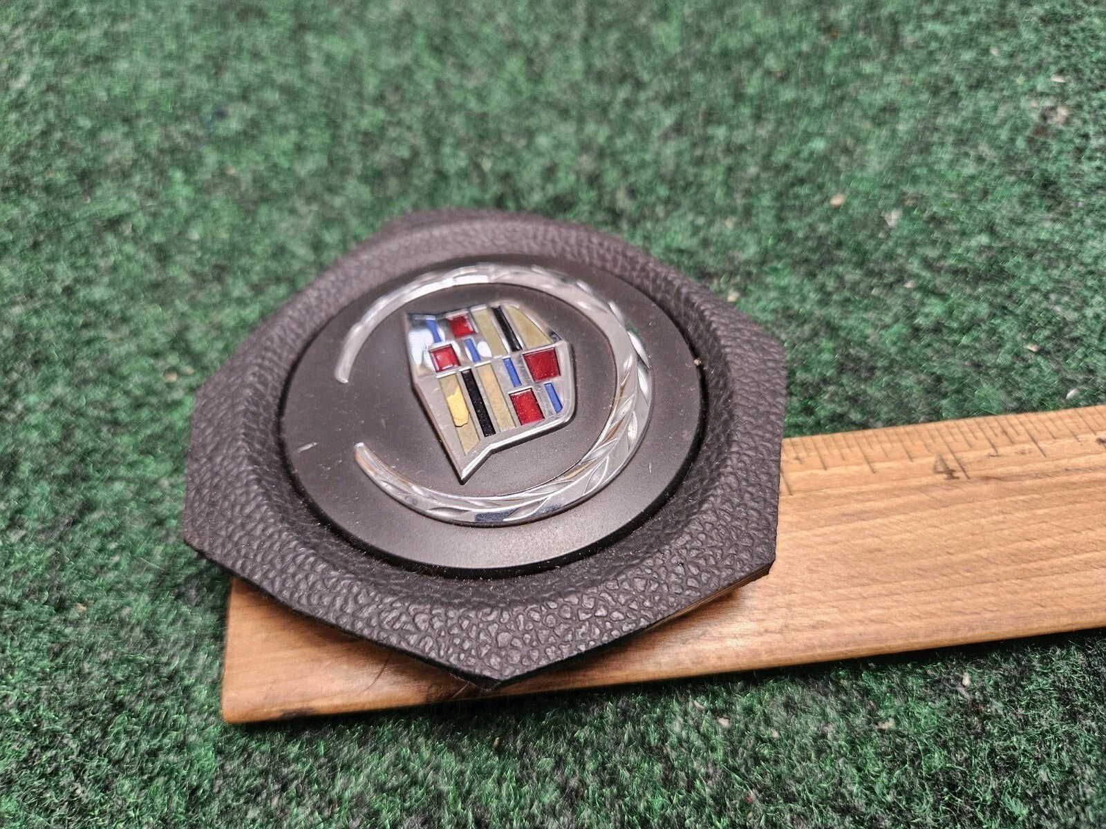 Cadillac OEM Horn Button Steering Wheel Emblem Badge Logo Name Plate 5M2
