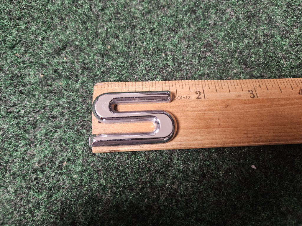 Chrysler Rear Trunk Emblem Badge Letters Chrome S ONLY OEM 3L6