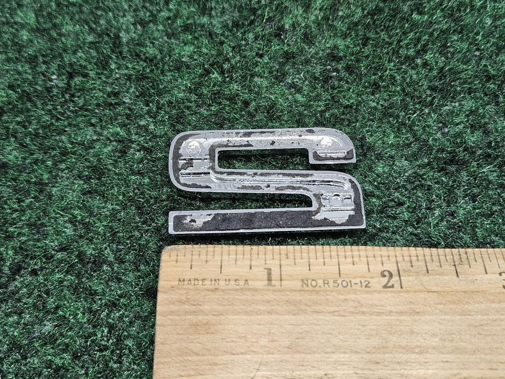 OEM "2" Chrome Individual 3D Number Lettering Emblem Badge Logo Nameplate 7S9