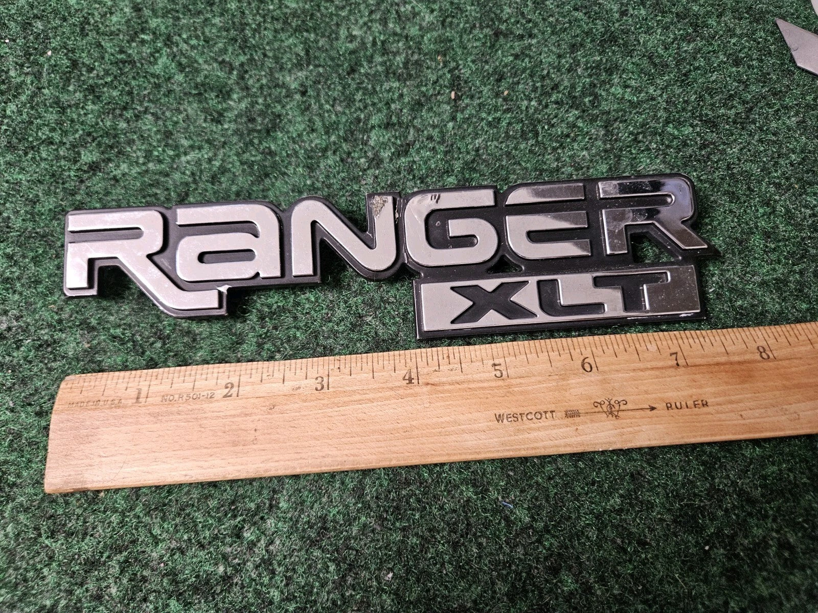 Ford 1993-2005 Ranger XLT Chrome Fender Emblem Badge Nameplate F67B16B114BA 4L5