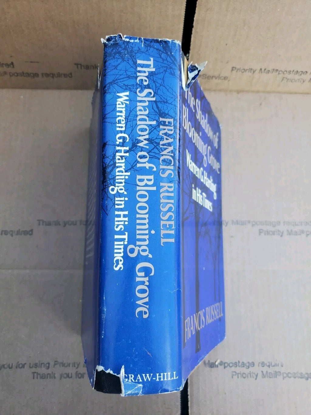 The SHADOW of BLOOMING GROVE: Warren G. Harding by Francis Russell (1968 HC  B8