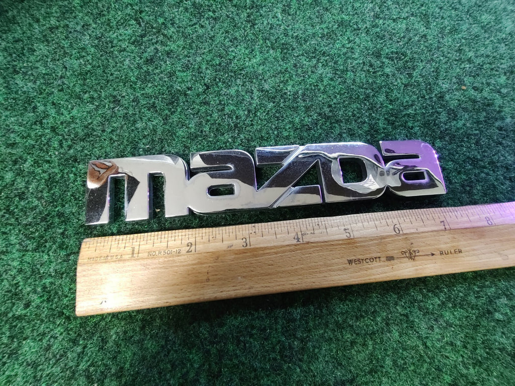 Mazda OEM Chrome Emblem Badge Logo Nameplate Name Plate 6S1
