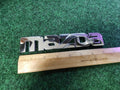 Mazda OEM Chrome Emblem Badge Logo Nameplate Name Plate 6S1
