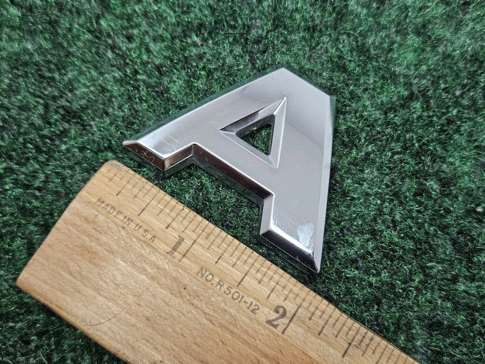 Nissan Armada “A” Emblem Letter Badge Decal Rear Door Hatch OEM 7S8