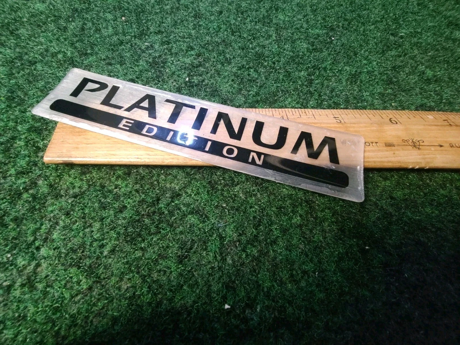 Platinum Edition Emblem Sticker Decal Badge Trunk Fender Nameplate OEM 4S3