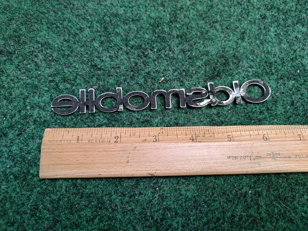 Oldsmobile OEM Chrome Emblem Badge Logo Nameplate Name Plate 2S3