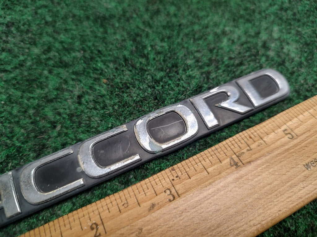 1990-1993 Honda Accord Emblem Badge Letters Logo Decal Trunk Rear Chrome OEM 3S3