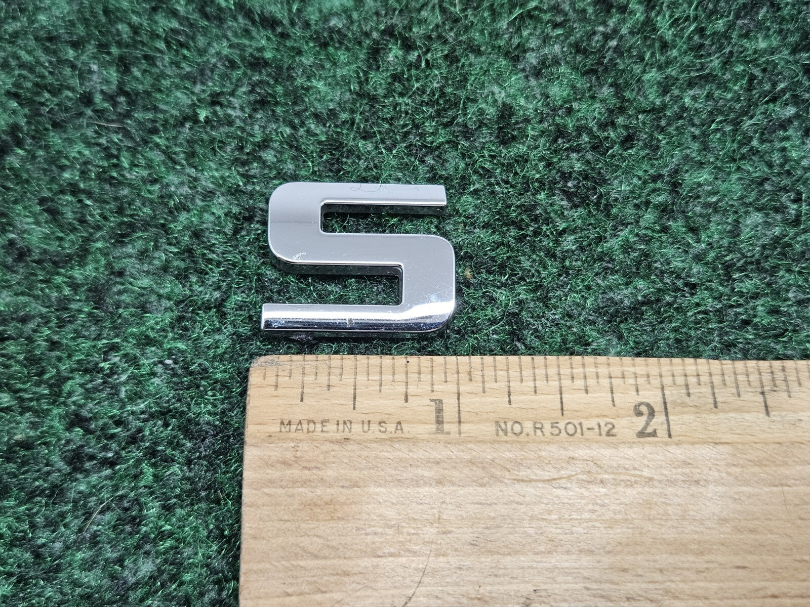 OEM "5" Chrome Individual Number Lettering Emblem Badge Logo 3D Nameplate 7S9