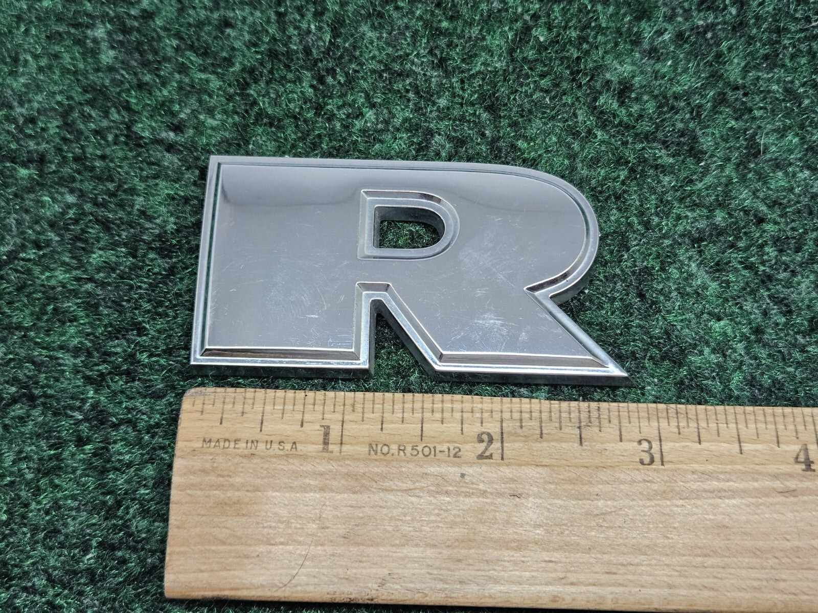 OEM "R" Chrome Dodge Individual Letter Lettering Emblem Badge Logo Nameplate 7S8