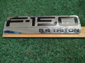 Ford F-150 XLT 5.4 Triton Emblem Badge Decal Logo Fender SIDE Chrome OEM 3L6