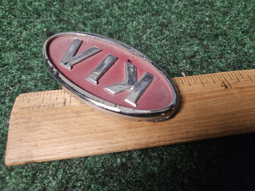 Kia Emblem Badge Grille Front Rear Name Plate OEM Nameplate Logo Red Chrome 3M2