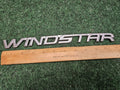 FORD WINDSTAR REAR CHROME EMBLEM NAME PLATE  LOGO BADGE SYMBOL USED OEM 5M2