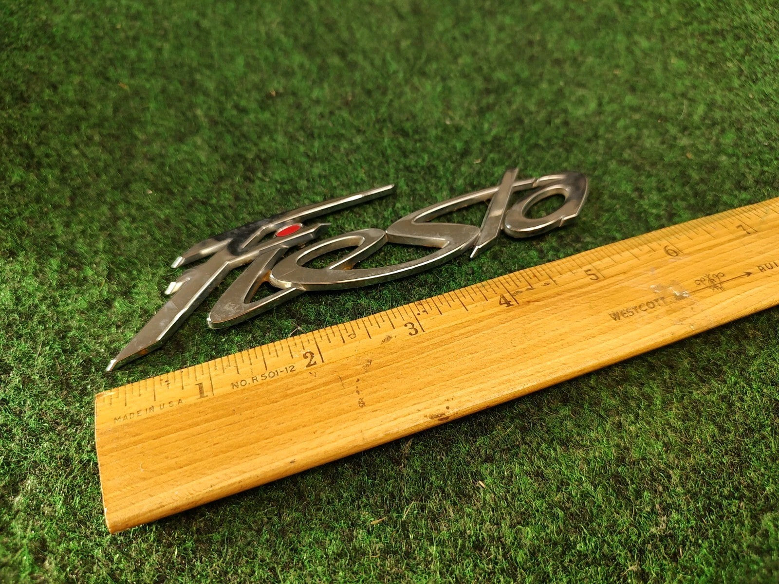 2011-2019 FORD FIESTA REAR CHROME EMBLEM LOGO BADGE LETTERS SYMBOL OEM 1S1