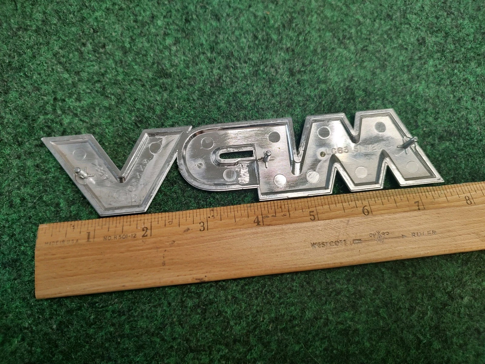 2000-2006 Mazda 'MPV' Rear Trunk Liftgate Chrome Emblem OEM LC63-51-720 1S3