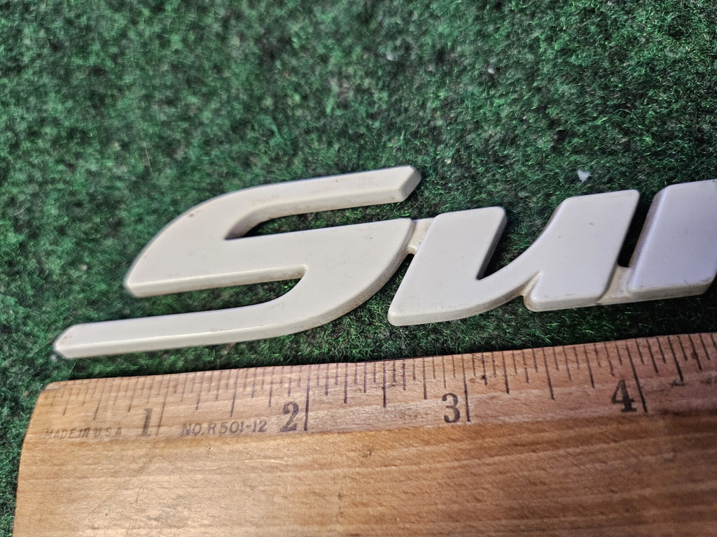 1998-2004 Pontiac Sunfire White Emblem Badge Logo Nameplate Name Plate 4M9