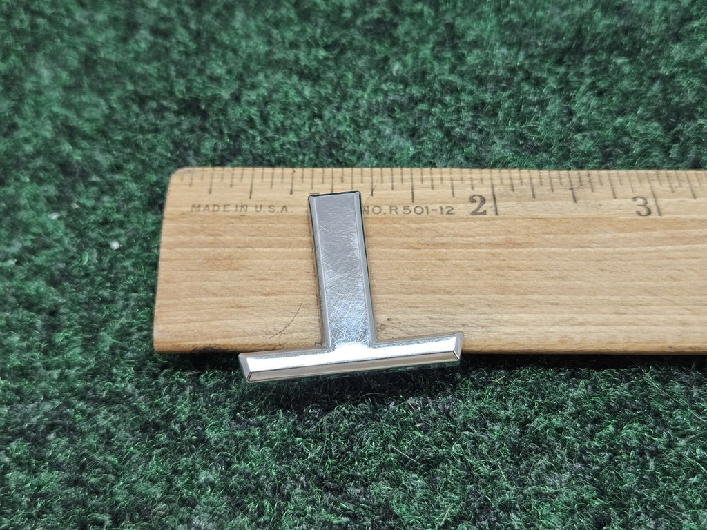 OEM "T" Chrome Individual Letter Lettering Emblem Badge Logo Nameplate 7S8
