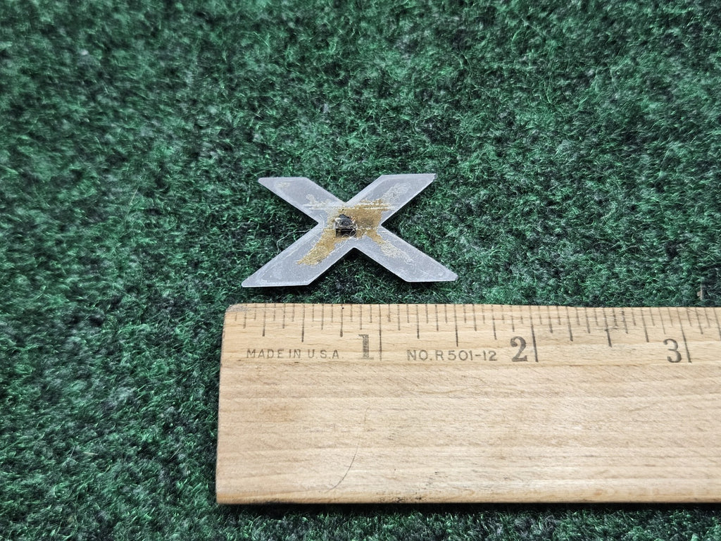 OEM "X" 3D Chrome Individual X  Letter Lettering Emblem Badge Logo Nameplate 2S2