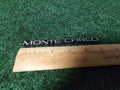 1995-1999 Chevrolet Chevy Monte Carlo Silver Dash Board Emblem Badge 5" Inch 6S1