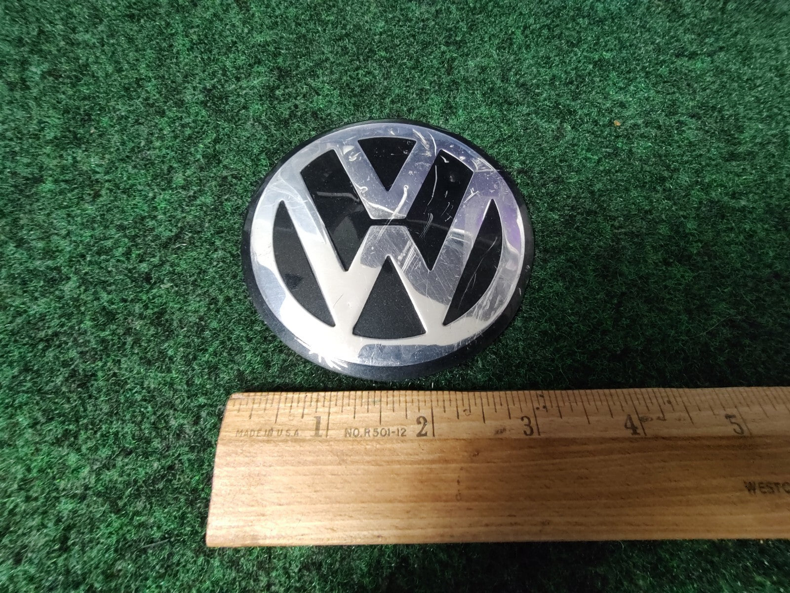 VOLKSWAGEN TIN LIKE EMBLEM NAME PLATE BADG LOGO NAMEPLATE 6S6