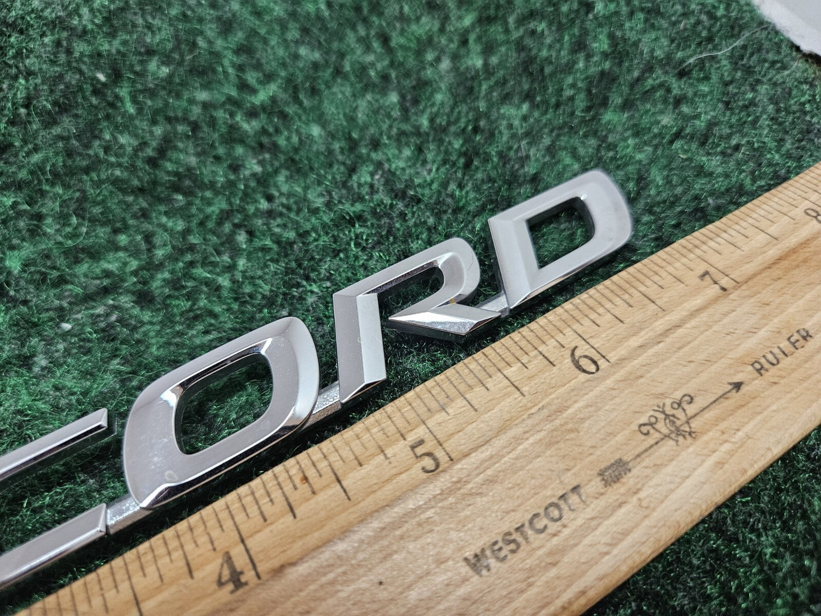 HONDA ACCORD REAR GATE EMBLEM BADGE SYMBOL NAMEPLATE NAME PLATE OEM GL3