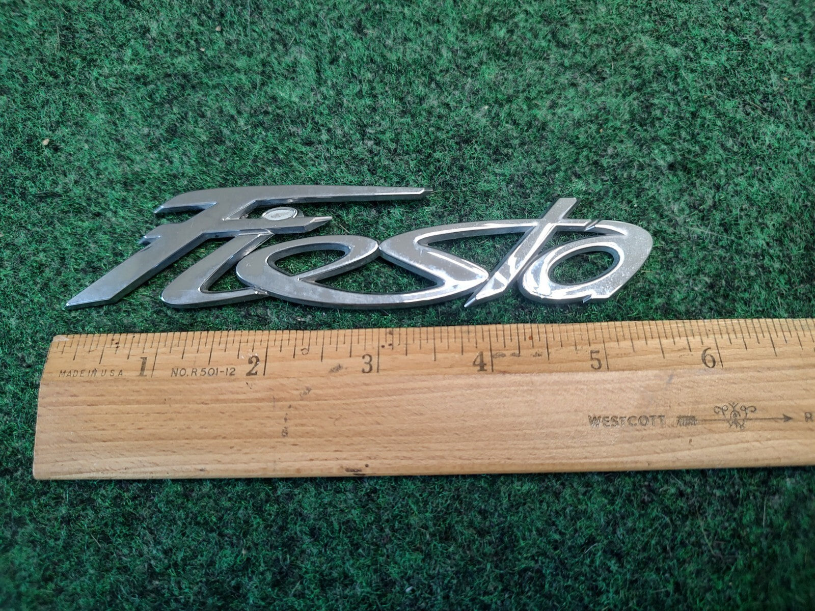 2011 - 2019 FORD FIESTA REAR CHROME EMBLEM LOGO BADGE LETTERS SYMBOL OEM 2S8