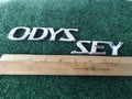 05-10 HONDA ODYSSEY REAR GATE LID EMBLEM LOGO BADGE SYMBOL CHROME LETTERS 6S8