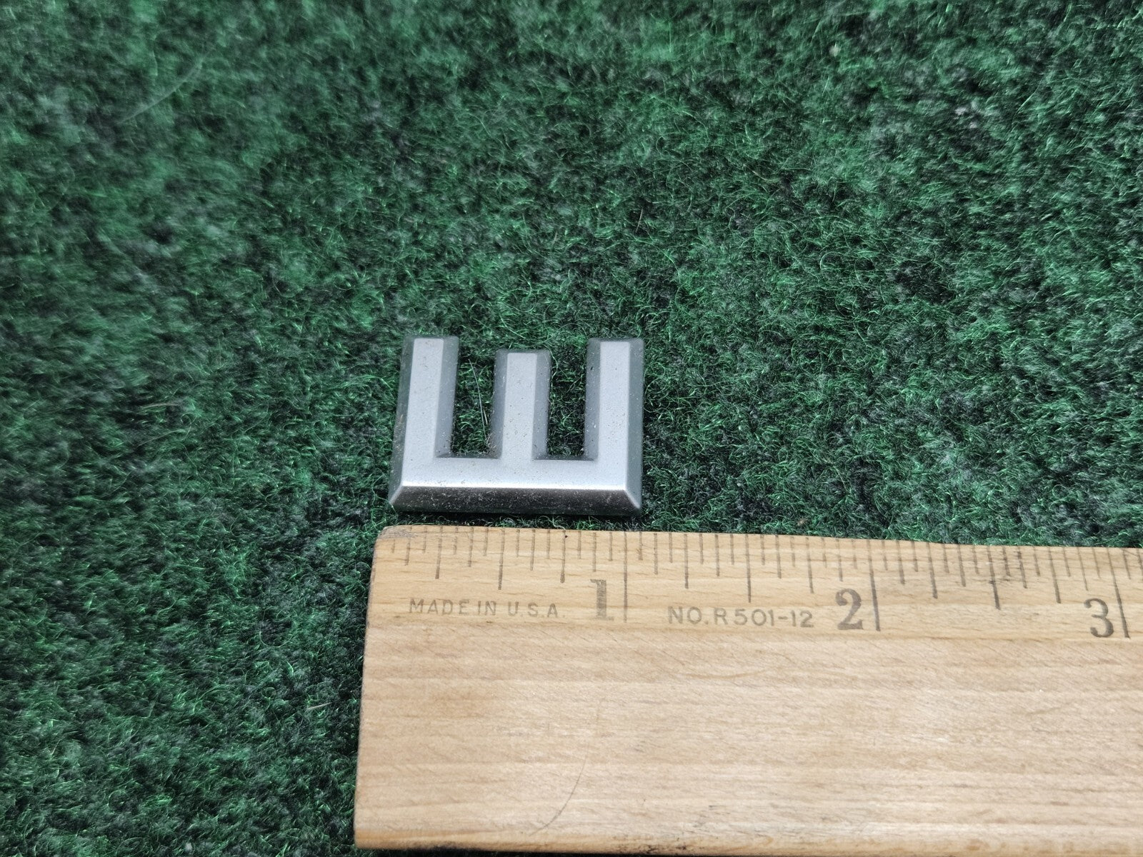 OEM Chrome "E" Hood Hatch E Individual Letter Emblem Badge Logo Nameplate 2S6