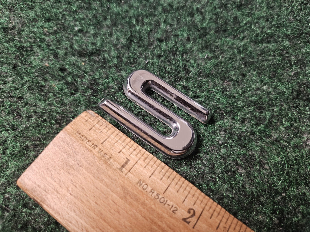 Chrysler Rear Trunk Emblem Badge Letters Chrome S ONLY OEM 3L6