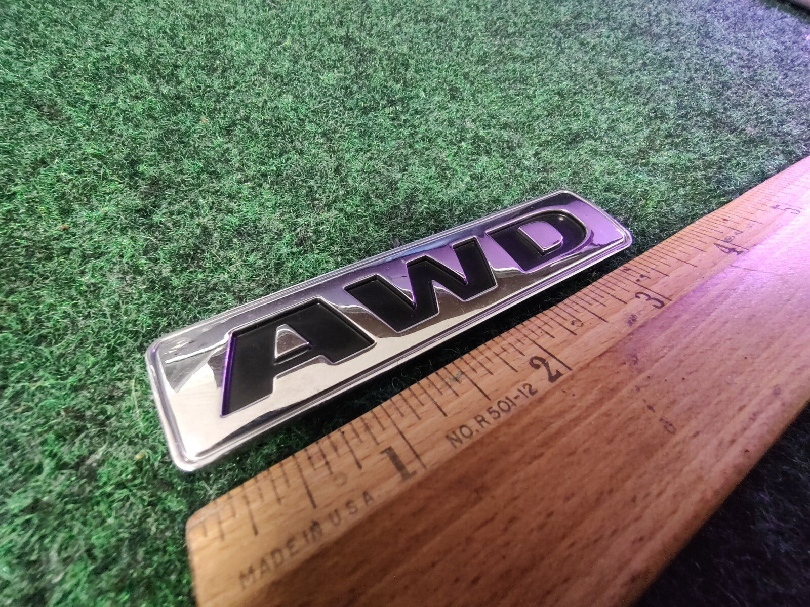 OEM AWD All Wheel Drive 3.5" Emblem Badge Logo Nameplate Name Plate Insignia 5S1