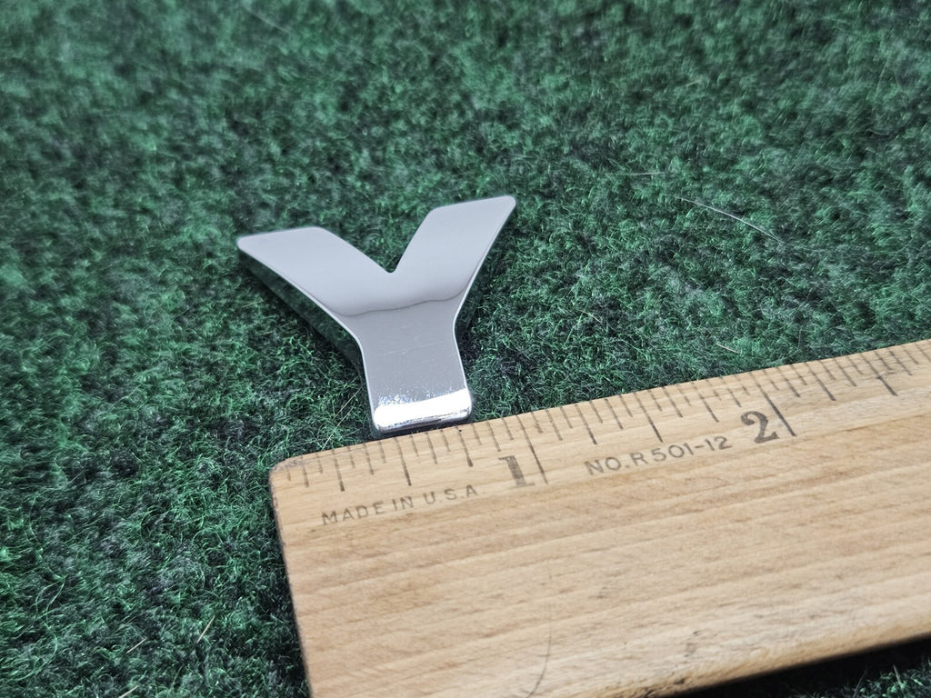 OEM "Y" Chrome Individual Letter Lettering Emblem Badge Logo Nameplate 3D 7S7