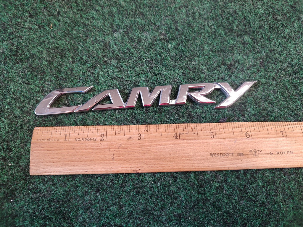 2008-2017 TOYOTA CAMRY CHROME REAR EMBLEM LOGO BADGE NAME PLATE OEM 3S1